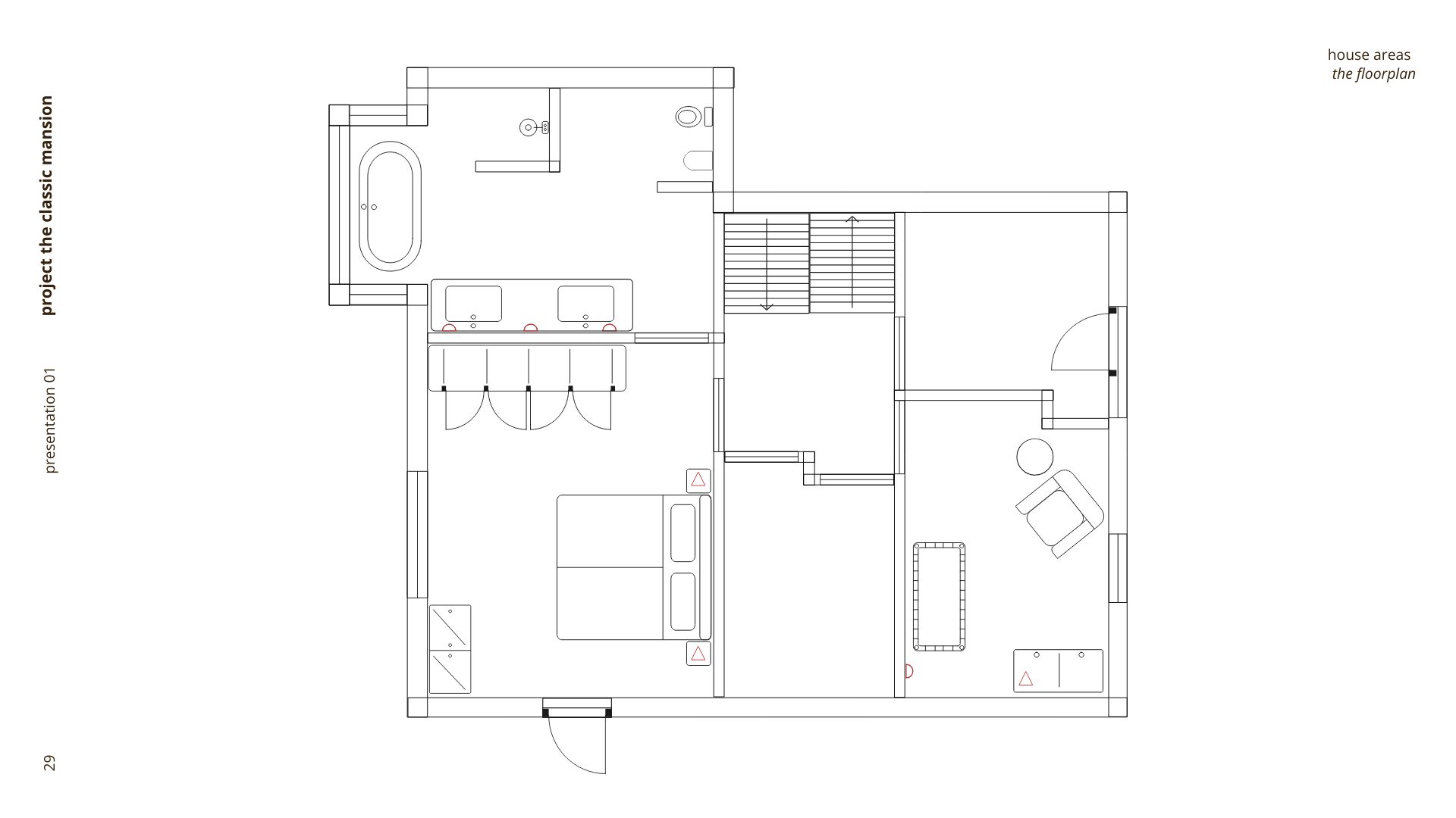 Plattegrond eerste verdieping